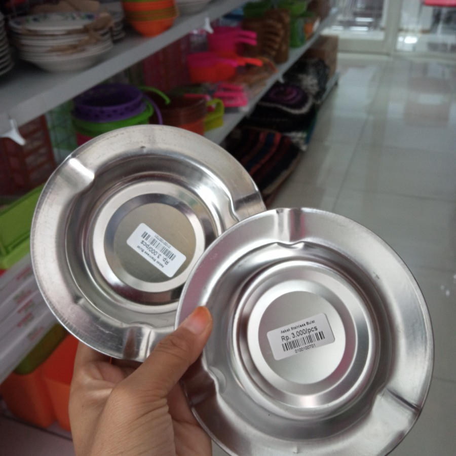 Asbak Stainless Kotak