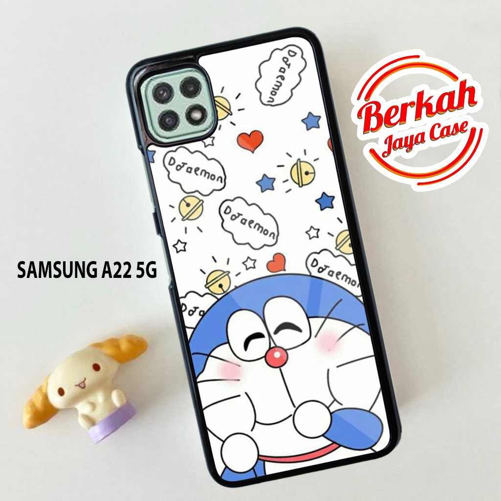 Case SAMSUNG A22 5G Casing SAMSUNG A22 5G DORAMONCase Hardcase Premium Softcase Casing HpTerbaru 202