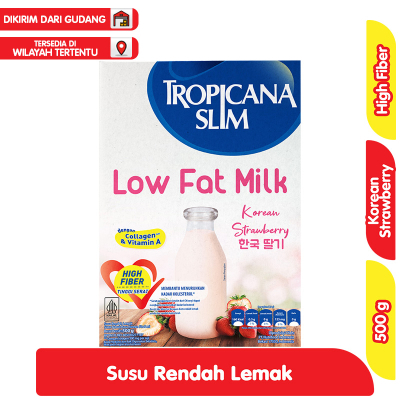 

TROPICANA SLIM Low Fat Mlik Korean Strawberry 500 g