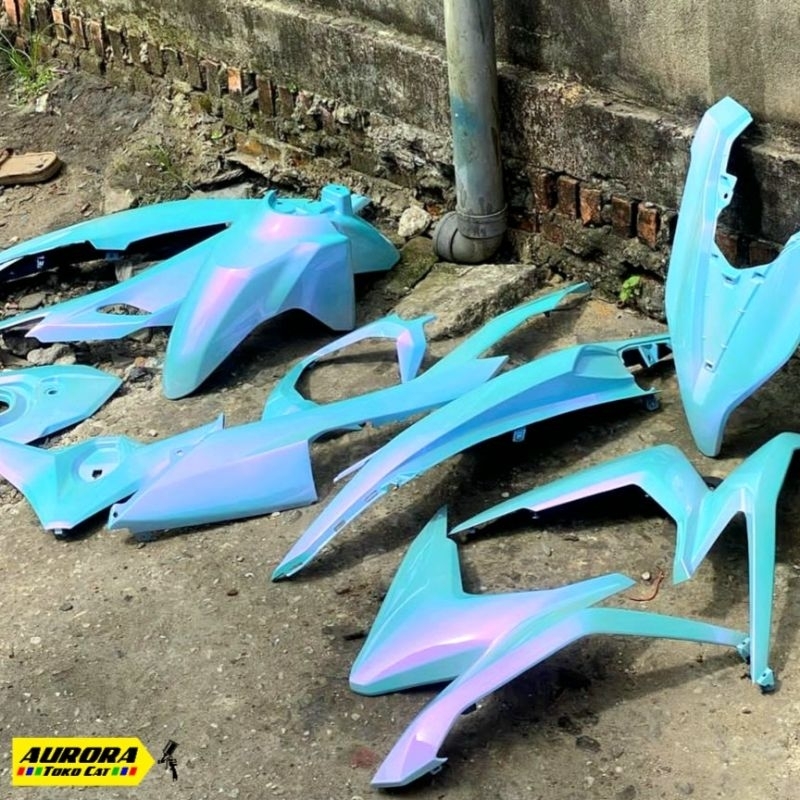 Paket Cat Dasaran Biru + Lembayung Ungu Penta Super Gloss