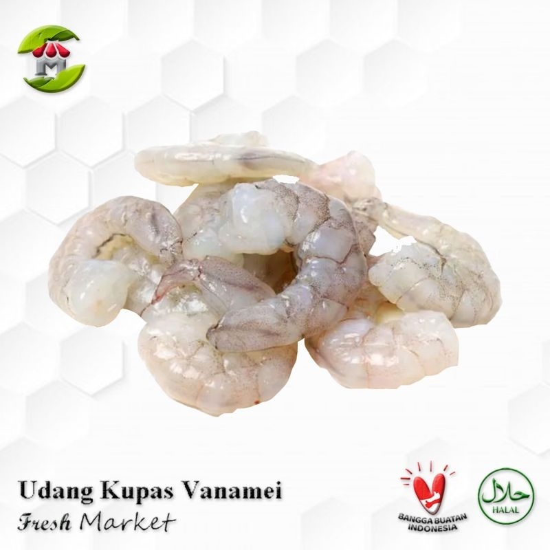 Udang Kupas Vanamei Premium 1 Kg