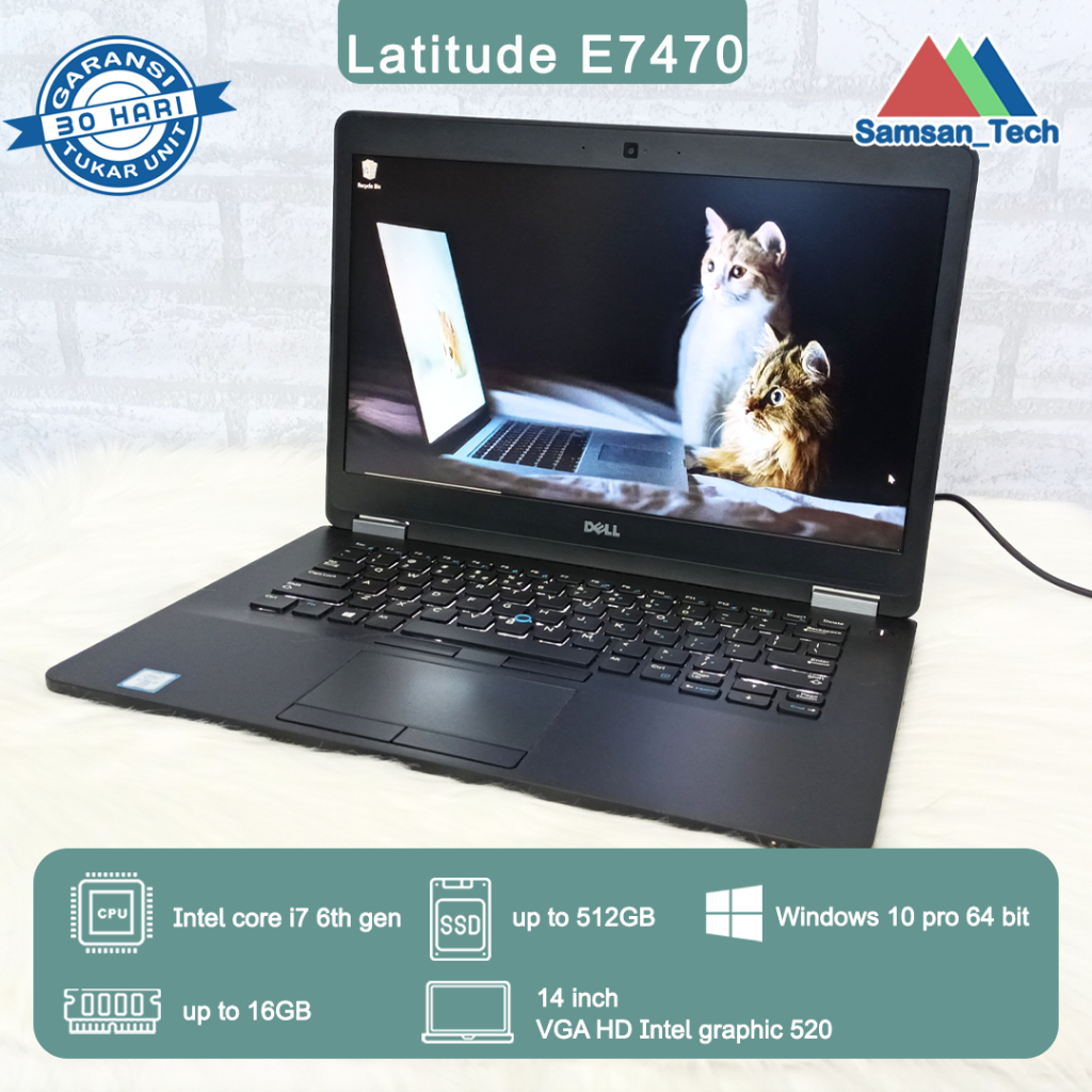 Laptop Dell Latitude Core i7 / Core i5 | 7470 7480 7490 5490 5400 RAM 16GB / SSD 512GB / Mulus / Sec