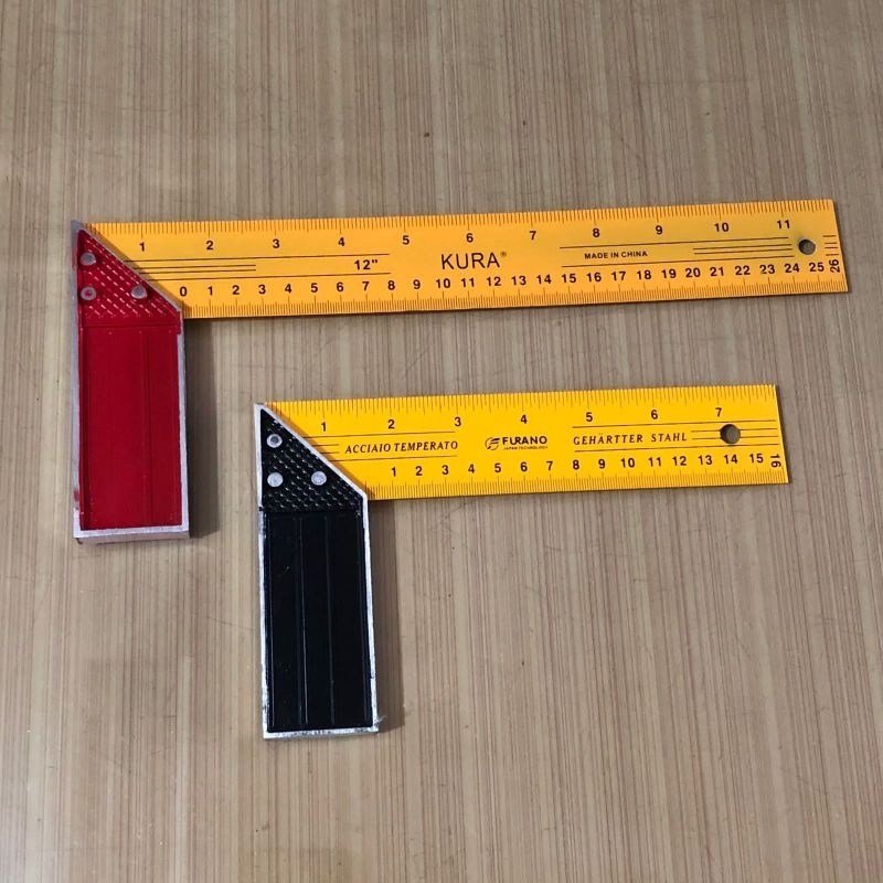 

penggaris siku tukang 20cm 8" 30cm 12"/ siku meter tukang murah/ steel angle ruler/ penggaris siku tukang besi