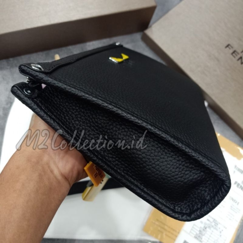 Clutch Fendi Handbag Leather Tas Tangan Kulit Asli mirror Quality