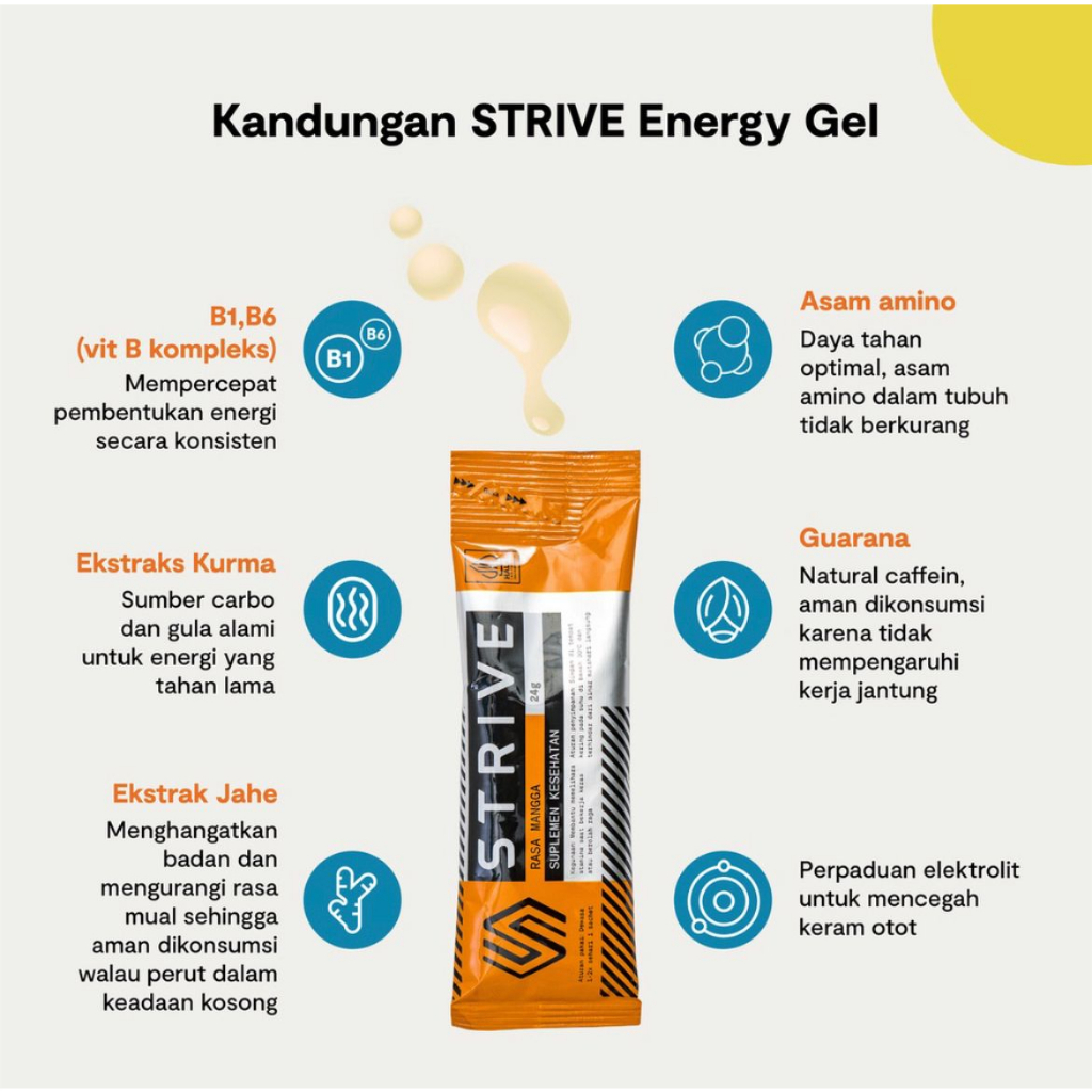 

STRIVE ENERGY GEL RASA MANGGA