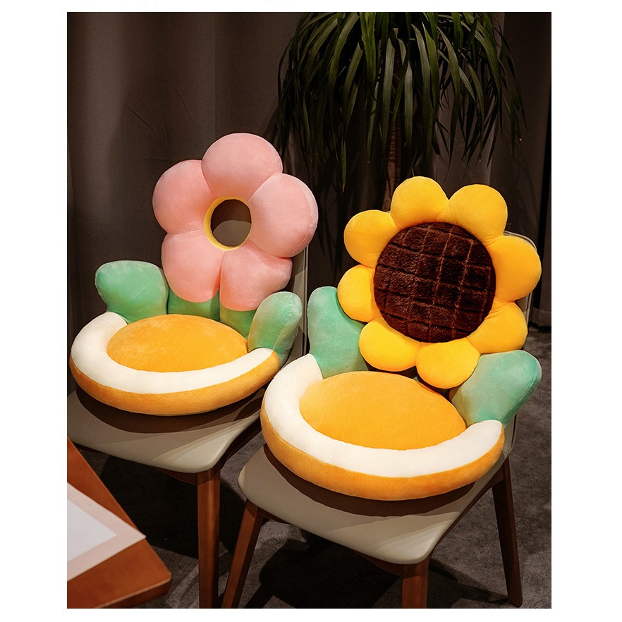Bantal Duduk Sofa Kursi Bentuk Bunga / Bantal Lesehan Duduk Lantai Cafe Jumbo Empuk