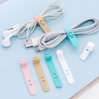 SGM Pengikat Kabel Colorful Silicone Cable Tie Penggulung Organizer Rapi