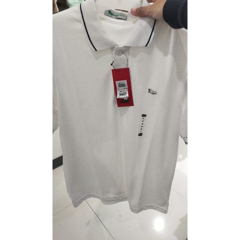 Kaos walrus polos kerah