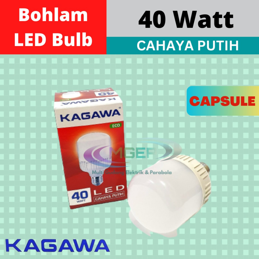 Kagawa Eco Lampu LED Capsule 40 Watt Ekonomis Ecer &amp; Grosir