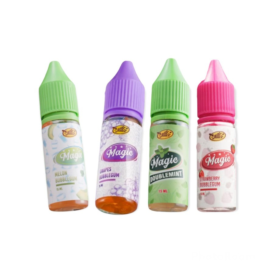 MAGIC SERIES STRAWBERRY GRAPE MELON DOUBLEMINT SALTNIC 15ML 25MG BY DR JUICE