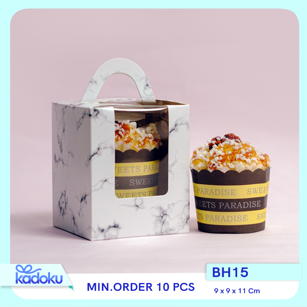 

Box Cupcake Isi 1 / Box sekat Cupcake / Box Muffin / Box Pudding Isi 1 I BH15