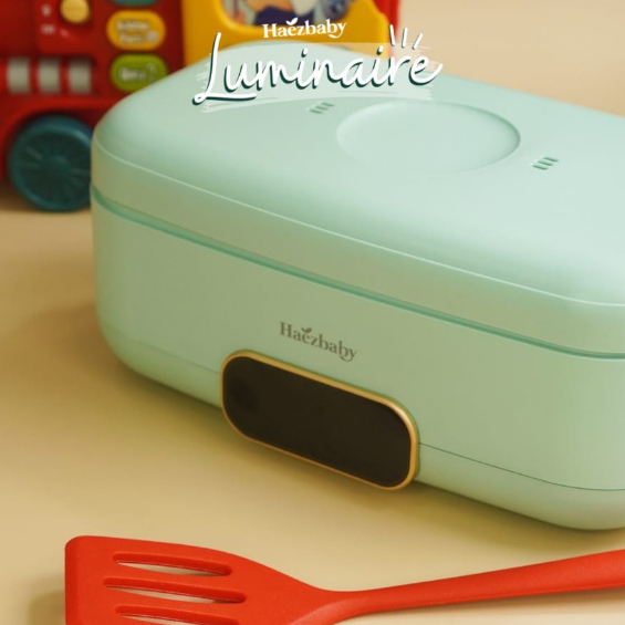 Haezbaby Luminaire Electric Lunchbox  MPASI Portable Cooker Touchscreen