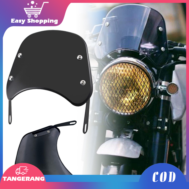 Winshield Universal Visor Mount Bracket Fit 5 Sampai 7 "Lampu Depan Bulat Untuk Modifikasi Sepeda Motor