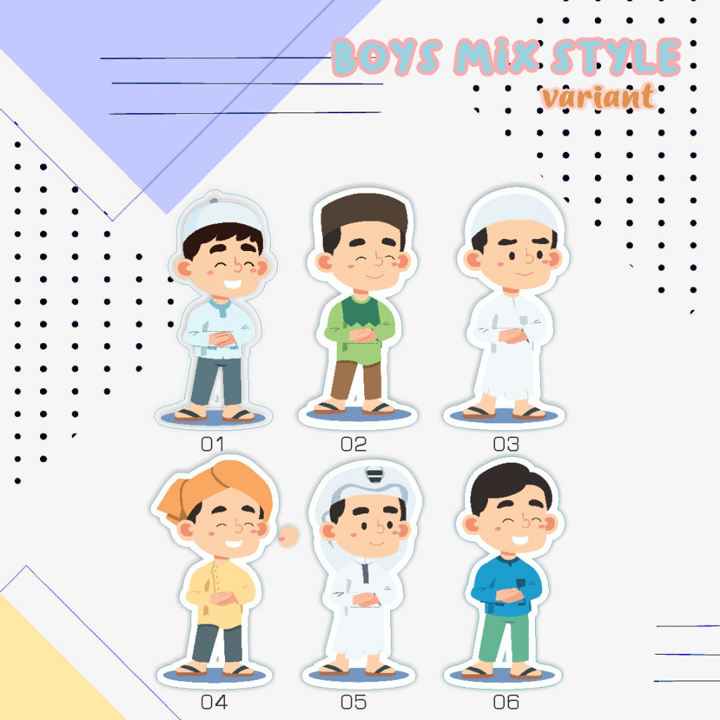 

PSC Decor Angpau Amplop Lebaran Idul Fitri Tema Islami Anak Cewek Cowok 1 Paket isi 8 Free Stiker