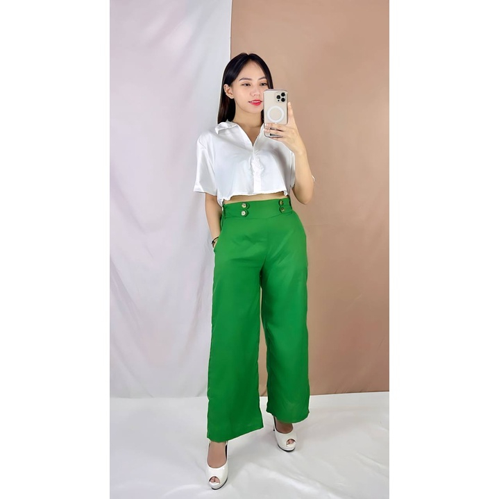 CELANA KULOT HIGHWAIST / Cullote Double Button