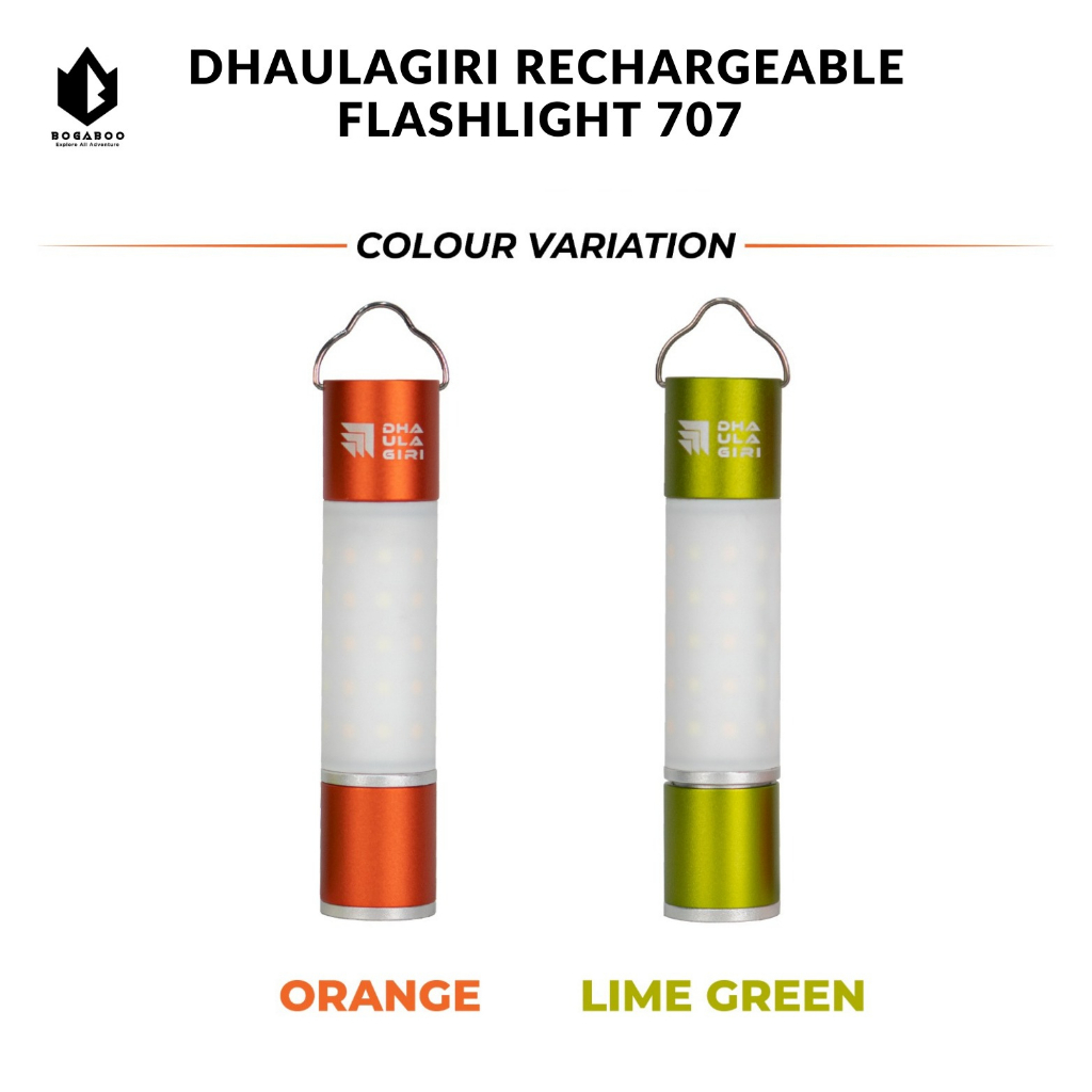 dhaulagiri rechargeable Flashlight 707 Waterproof - Lampu Lentera Gantung Anti Air  - Lampu Tenda Ca