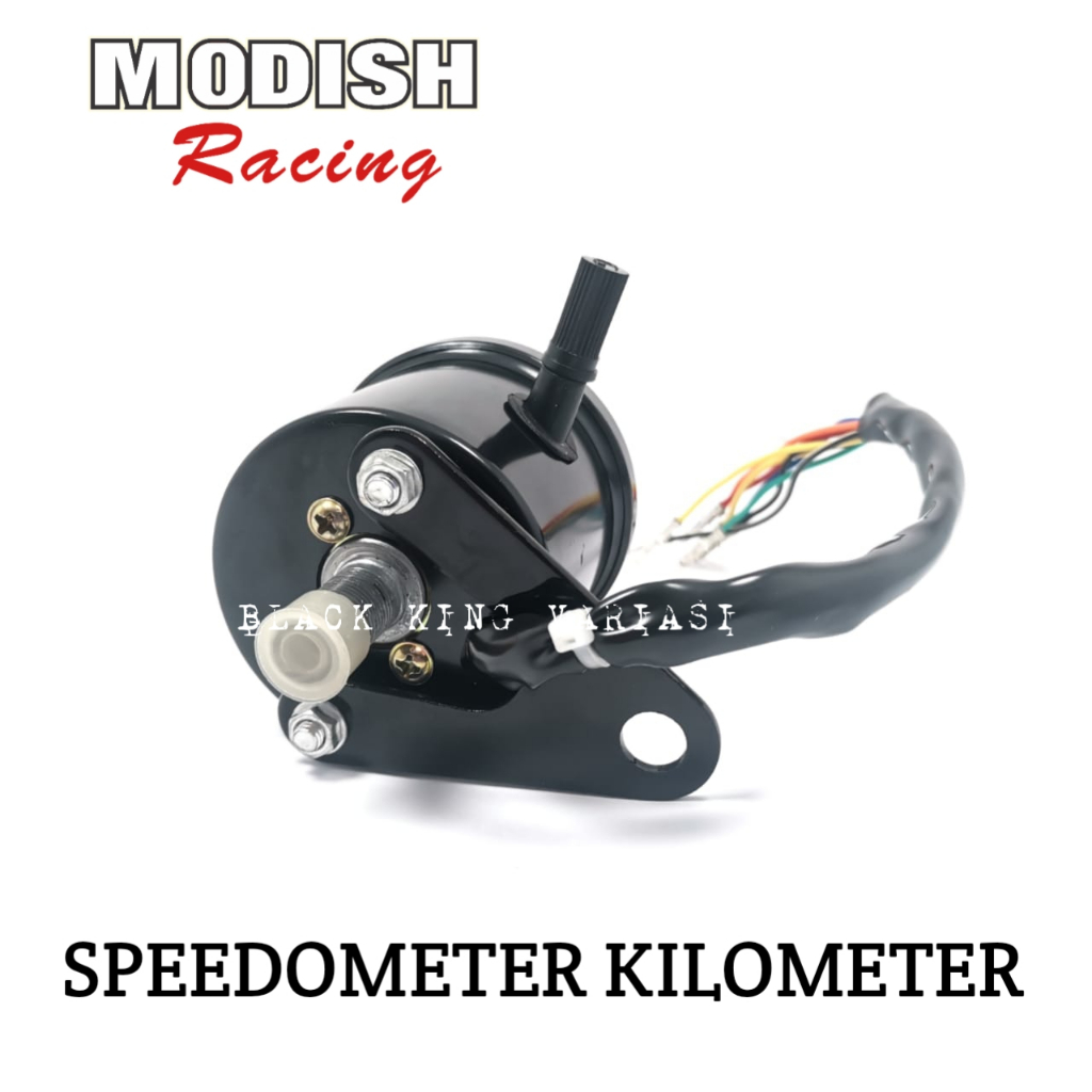 Speedometer Jarum Universal Speedometer Bulat Kilometer LED Universal Speedometer Kilometer Bulat Spido