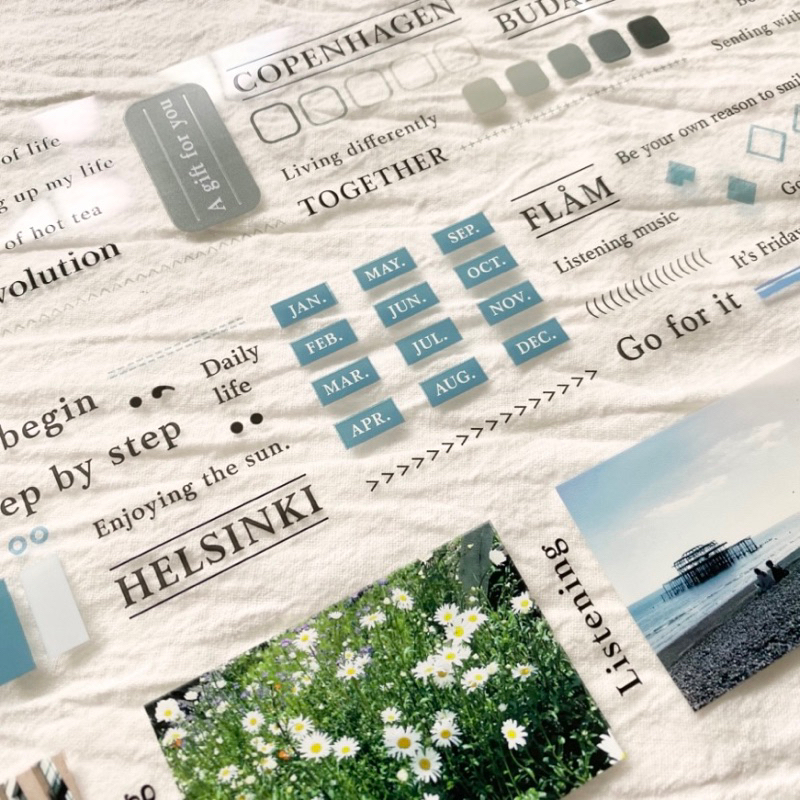 

[Sample] Traveling on Paper Journey Vol.2 PET Tape