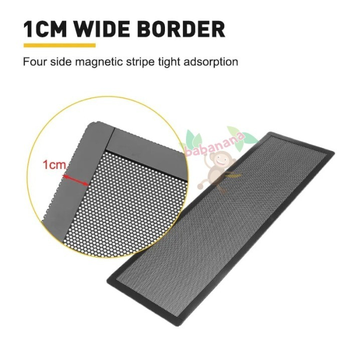 Magnetic Pc Fan Dust Filter Debu Kipas 10x10cm Magnet Casing Desktop