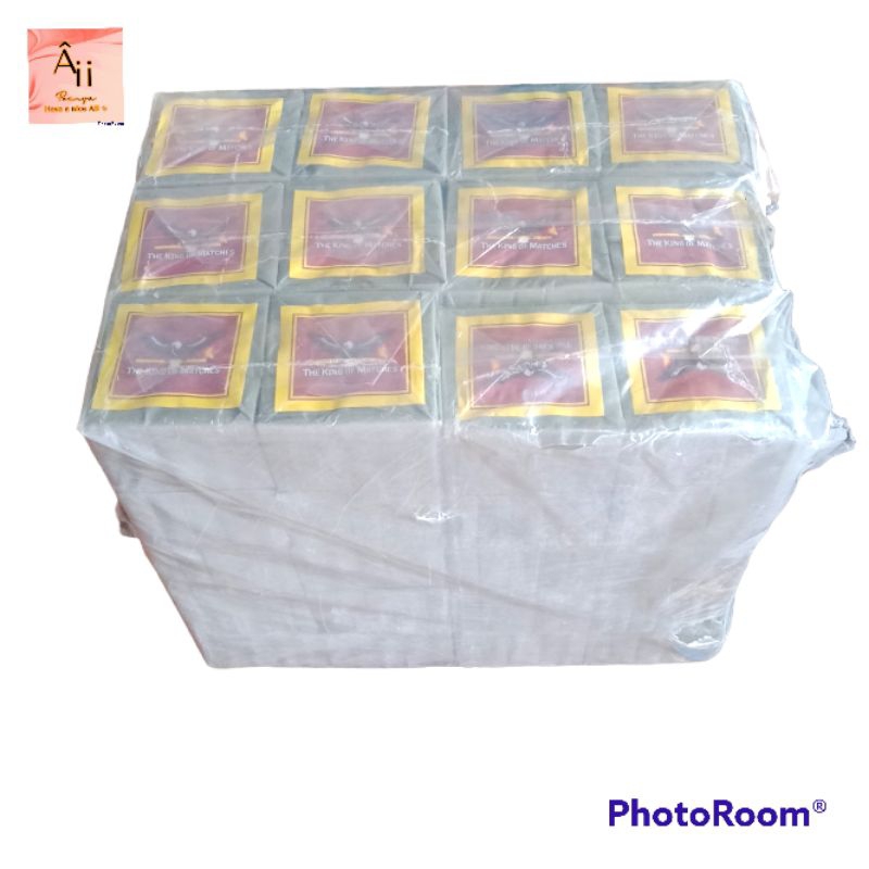 1ball besar korek api kayu jadul per ball isi 6pack