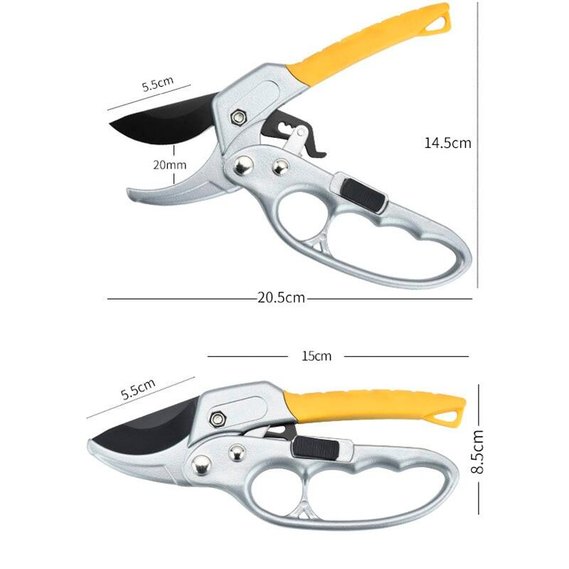 Pruning Shear Scissors Gunting Taman Karbon Steel Gunting Pruning Dahan Ranting Taman Kebun Baja Switch Lock