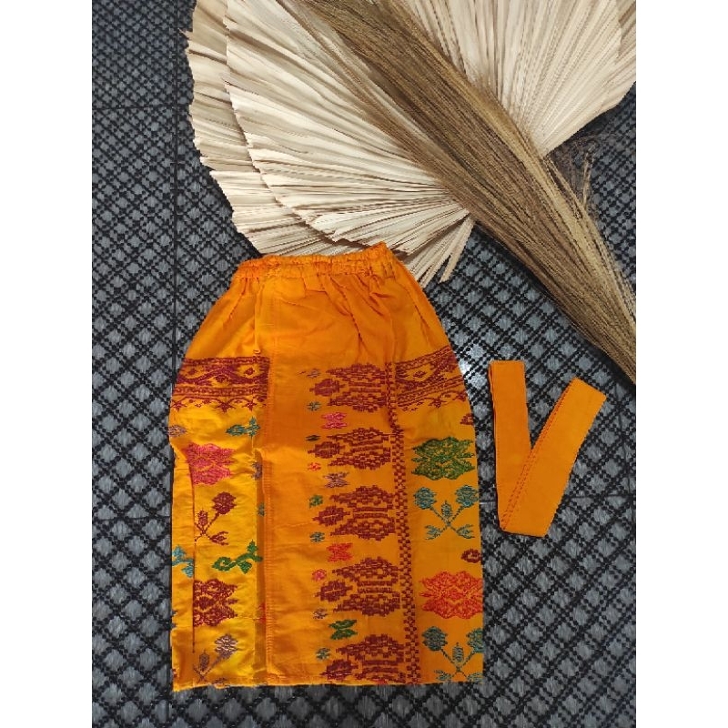 kamen bordir anak+selendang