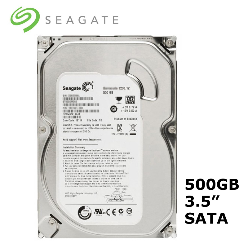 HDD 500GB SATA SEAGATE 3.5"