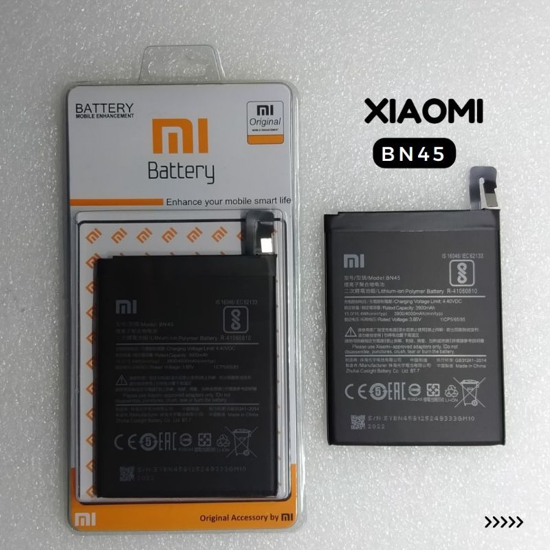 Baterai Hp XiaoMi Redmi Note 5 BN 45 Original / Battery Batrai Batre Note 5 Pro BN45 Xiao Mi Xiaumi