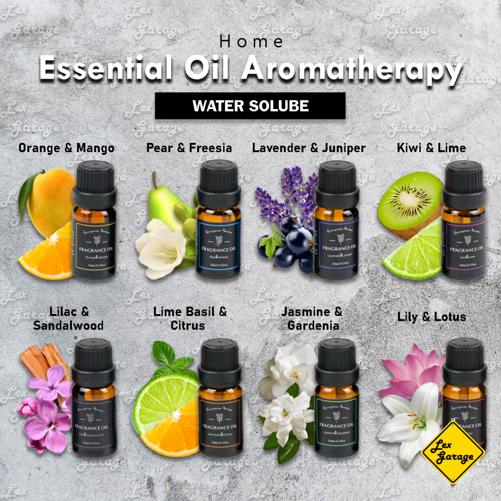 Essential Oil Diffuser Water Based Soluble Aromatherapy Aroma Terapi