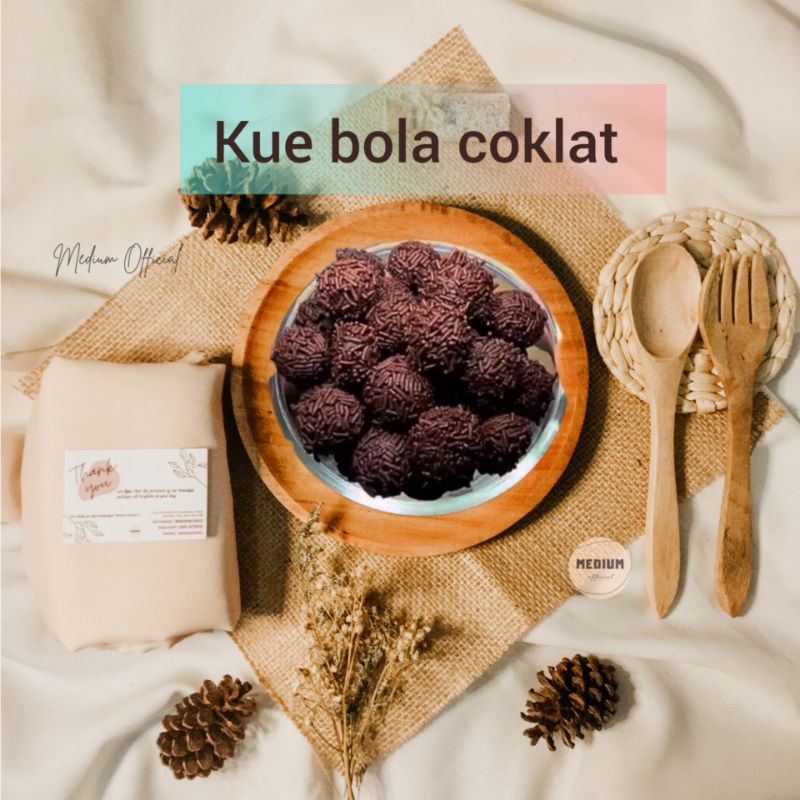 

kue bola coklat
