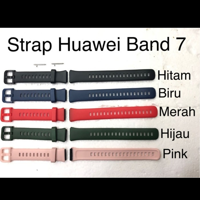 Strap rubber Silicone Huawei Band 7 Tali Jam Smart Watch