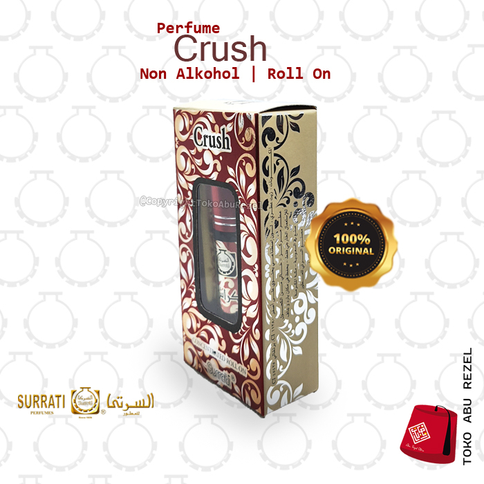 Parfum Crush 6ml Roll On | Parfum Surrati | Bibit Minyak |  Surrati Perfumes| Original Product | Surrati Factory Holly Makkah KSA