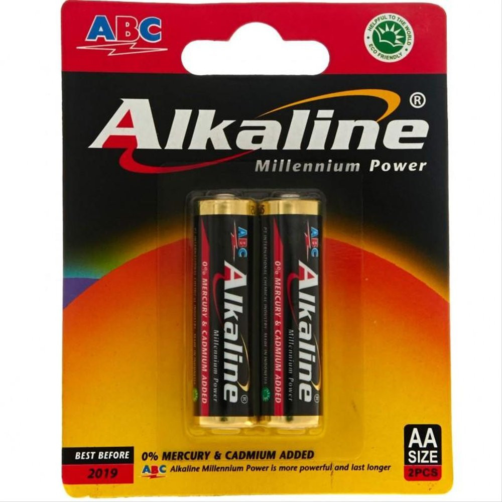 Alkaline Baterai AA isi 2 pcs | Baterai Jam Dinding