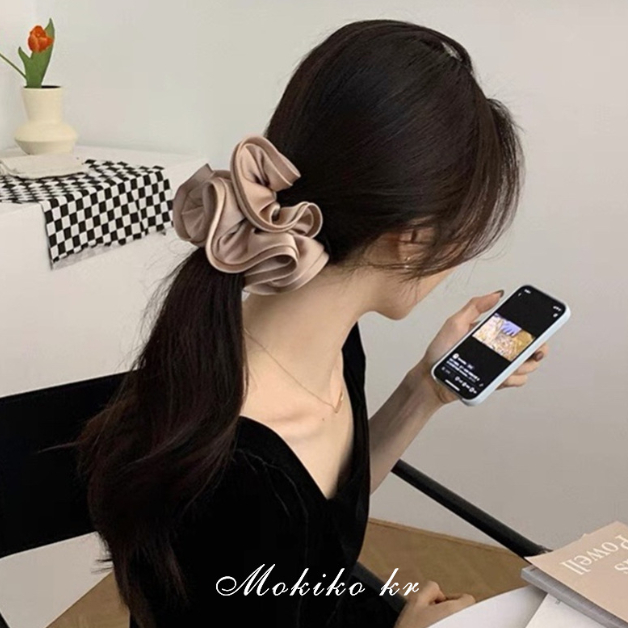 Caliloops Scrunchies Hijab Ikat Rambut Korea Dewasa Wanita Chie