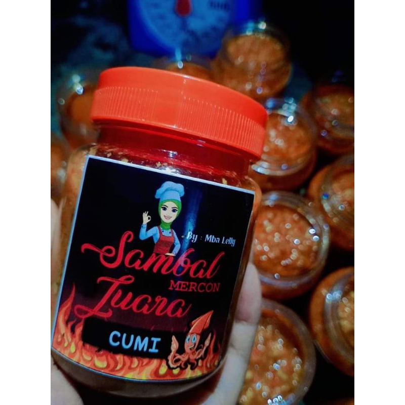 

Sambal Teri Mercon khas indonesia 200gr