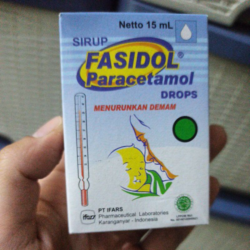 Fasidol Drop Drops Paracetamol sirup penurun panas demam bayi 15ml 15 ml