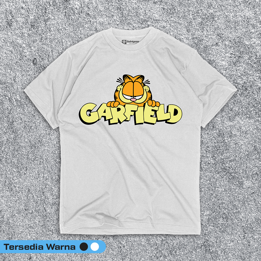 Cartoon - garfield Kaos kartun dewasa original vintage laki laki wanita cowo cewe baju distro t shir