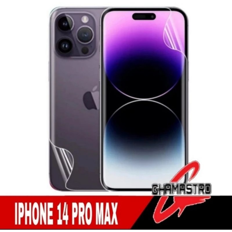 Hydrogel Iphone 14 Pro Max Screen Guard Anti Gores iphone 14 pro max