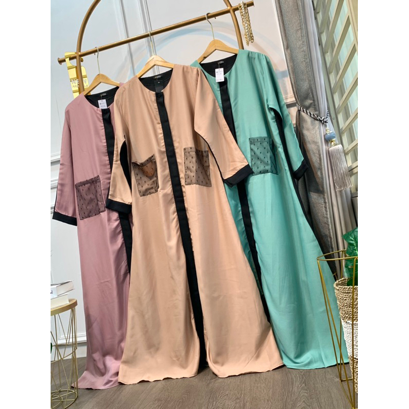 FW Gamis Luna BSA081 | Gamis Busui Friendly