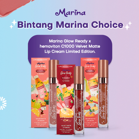 Marina Glow Ready Luscious Lipstick / Marina Glow Ready Velvet Matte Lip Cream [5 ML]