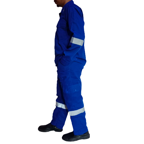 TERLARIS M-4XL Wearpack Setelan Baju &amp; Celana Scotlight 2inch Seragam Safety Coverall Kerja Proyek Skauekolah Bengkel Katelpak Harga Terjangkau