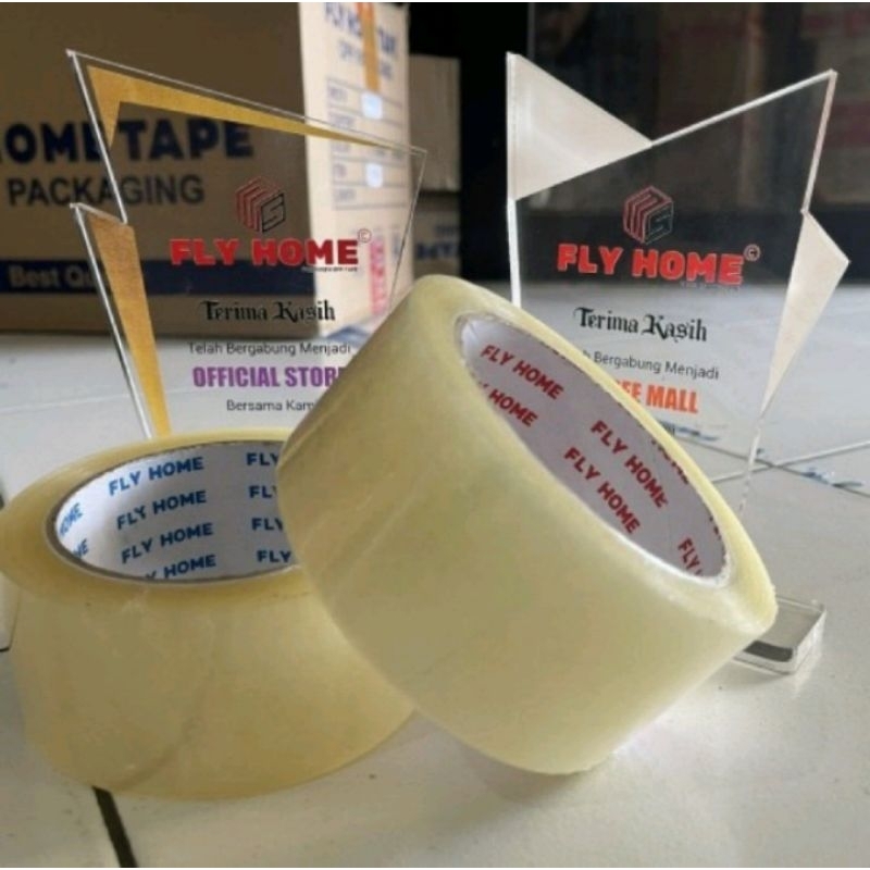 

Lakban coklat bening