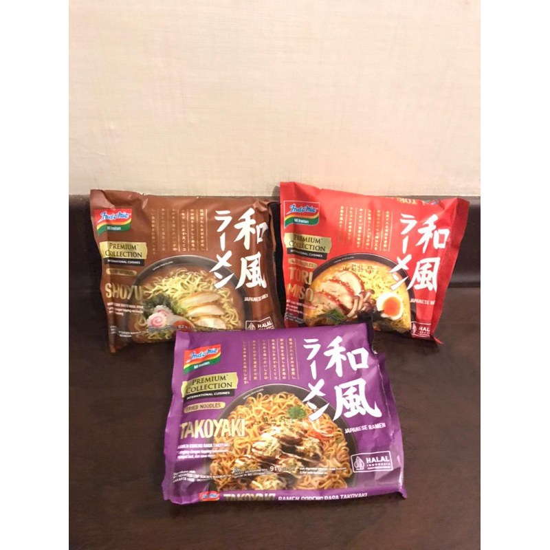 

Indomie Japanese Ramen 3 rasa Shoyu | Takoyaki | Tori Miso NEW medan