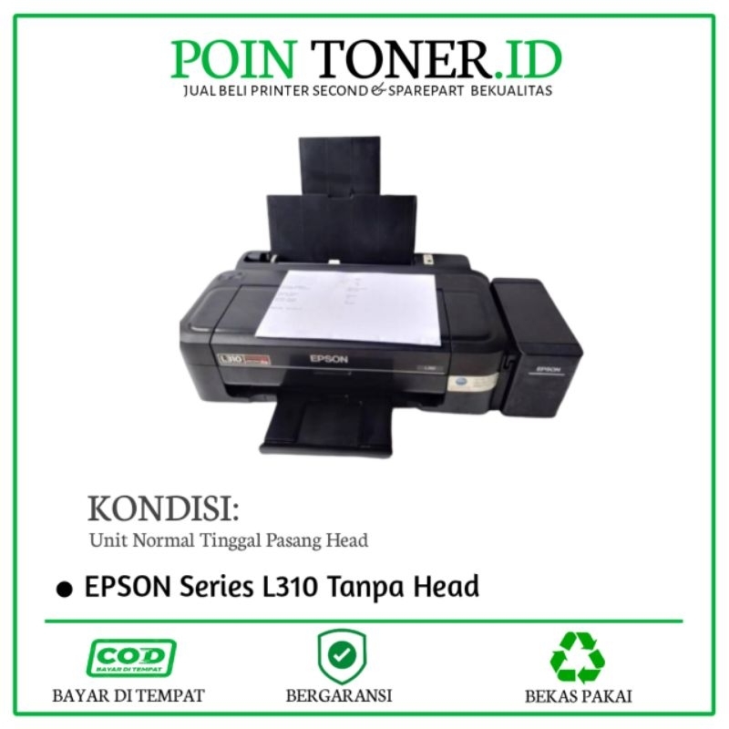 Printer Epson L310 tanpa head Unit normal tinggal pasang head