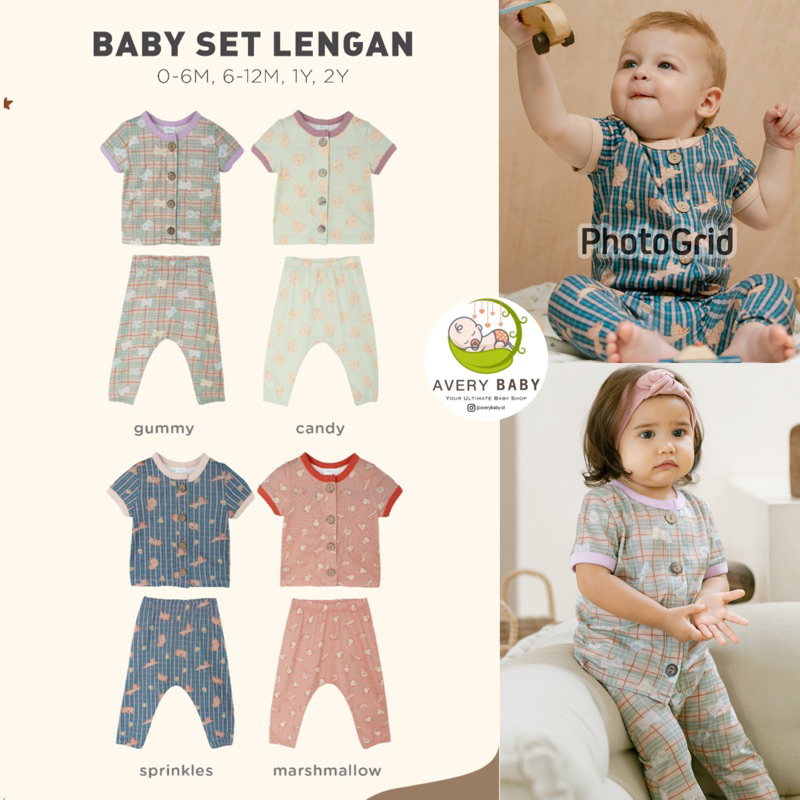 BABY SET LENGAN BOHOPANNA - Bohopanna BABYSET LENGAN / BOHOBABY SET