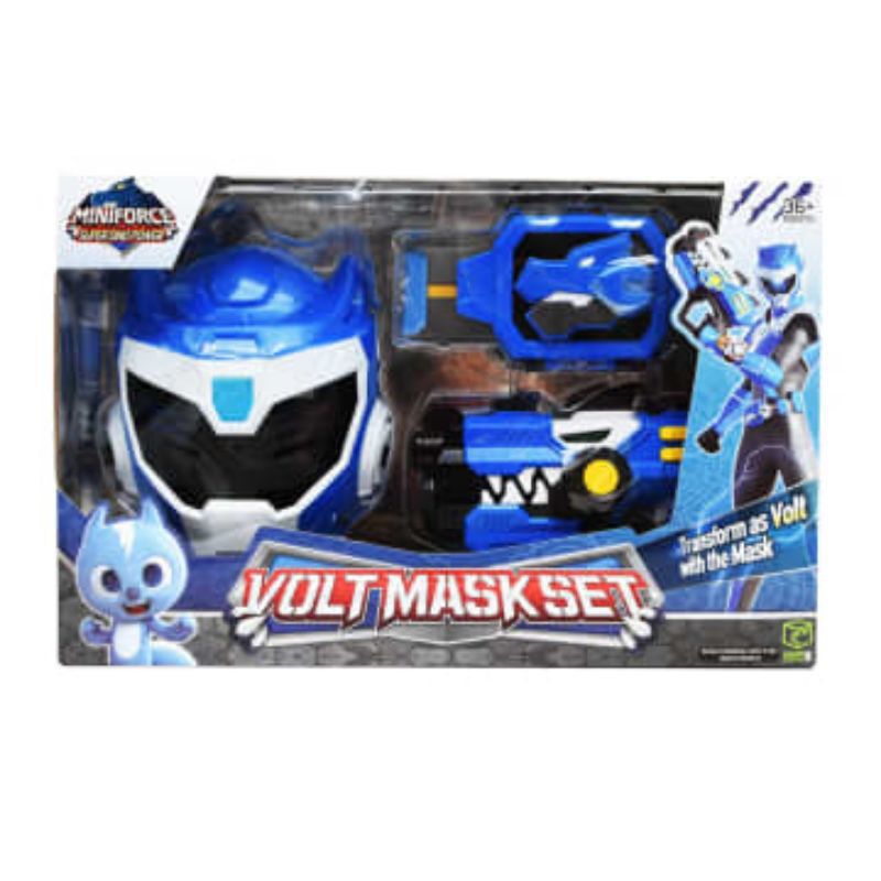 Sale Mainan:Robot Miniforce Super Dino volt Mask Set Original