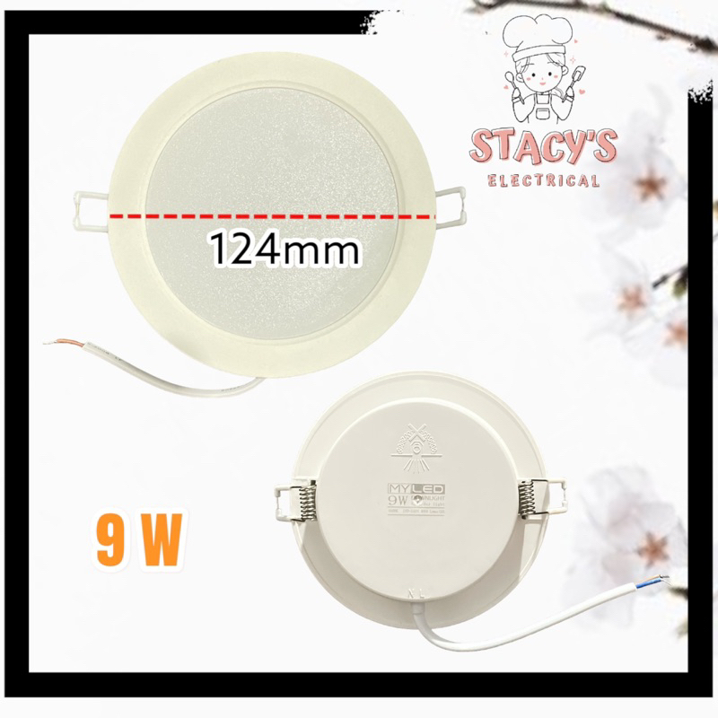 Lampu LED DOWNLIGHT MYLED 6W 9W 12W 18W CAHAYA PUTIH/ LAMPU INBOW PLAFON MY LED