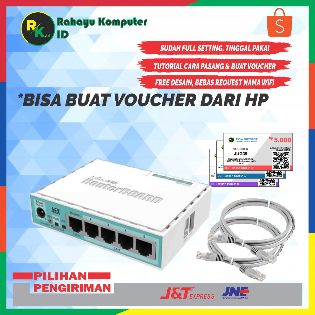 Mikrotik Rb750gr3 Full Setting Hotspot Voucher Siap Pakai RT RW Net