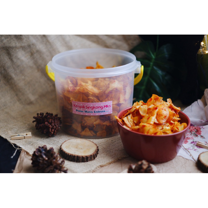 

KERIPIK SINGKONG TOPLES 1KILO FREE TOPLES