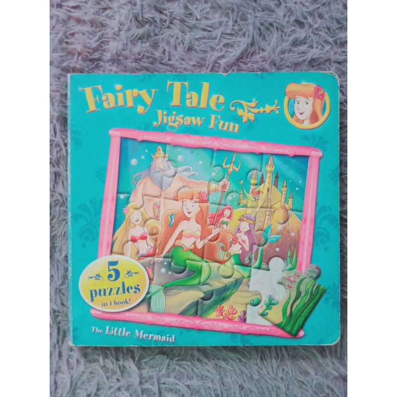 Preloved Jigsaw Fun Puzzle, 5 Puzzles in 1 book